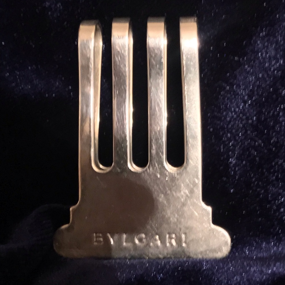 Bvlgari Sterling Silver Money Clip